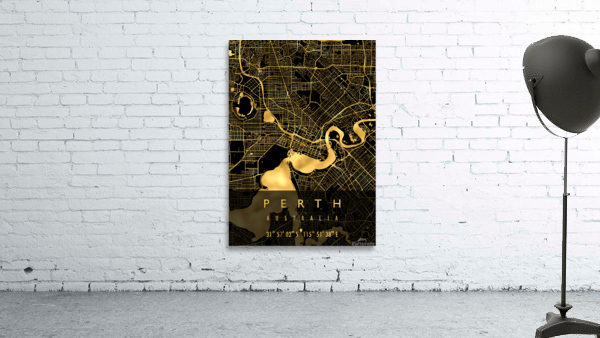 PERTH MAP AUSTRALIA Wall Preview