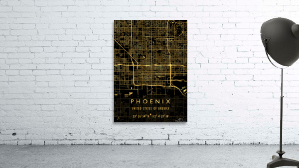 PHOENIX MAP USA Wall Preview