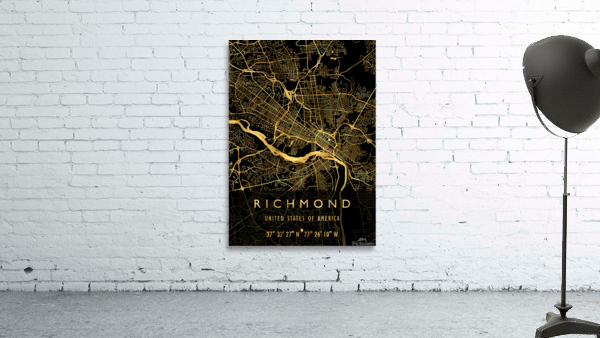 RICHMOND MAP USA Wall Preview
