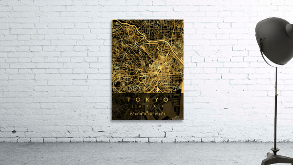 TOKYO MAP JAPAN Wall Preview