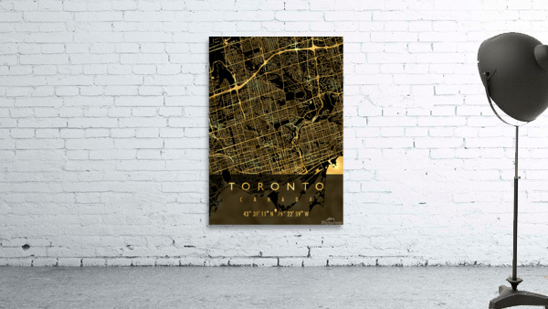 TORONTO MAP CANADA Wall Preview