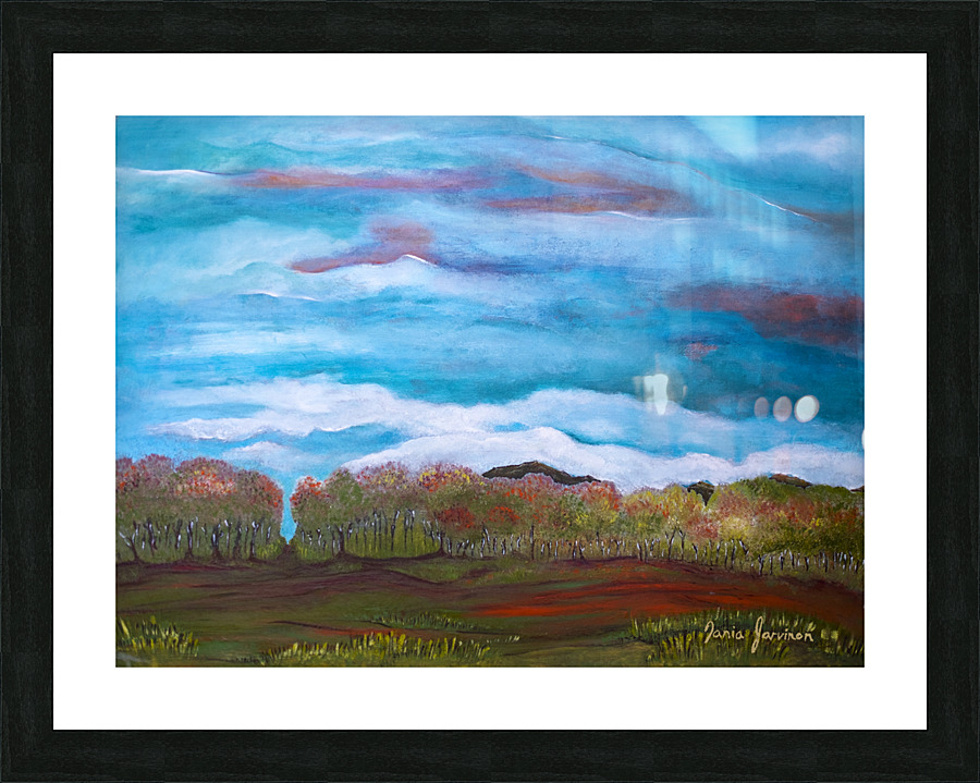 Fall Horizon Picture Frame print