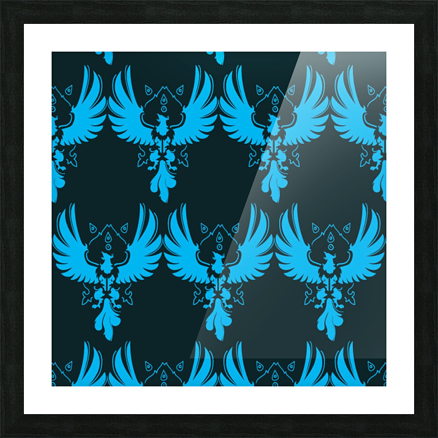Blue Bird Picture Frame print