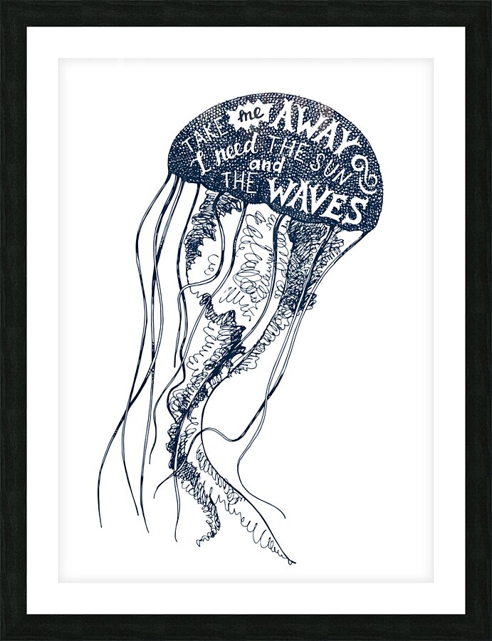 Take Me Away  Picture Frame print