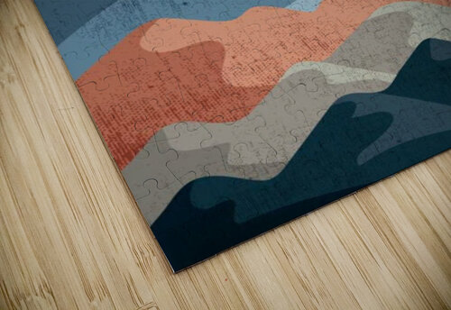 Abstract Mountain Pagoda puzzle