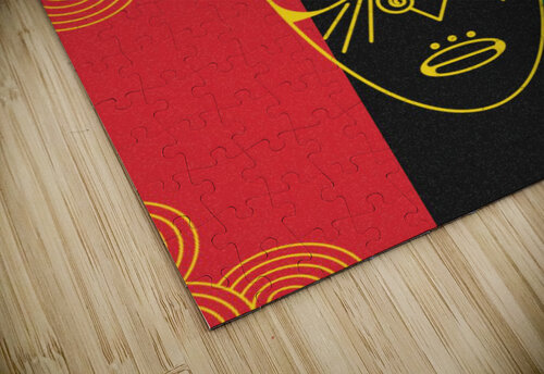 African Mask Pagoda puzzle