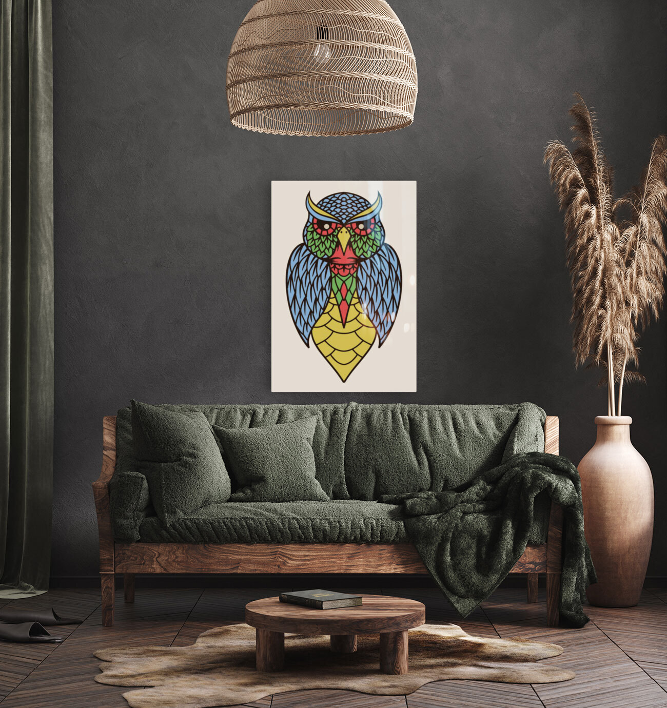 Owl Illustration Reproduction