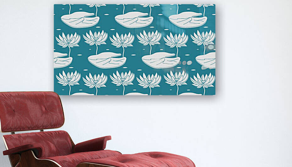 Blue Lotus by Pagoda
