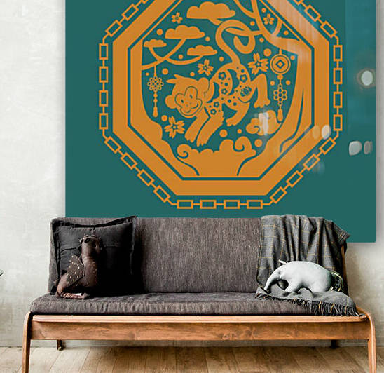 Monkey Chinese Zodiac by Pagoda