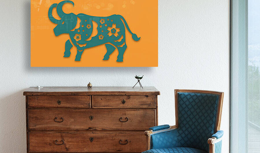 Ox Chinese Zodiac by Pagoda
