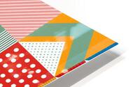 Halftone Bauhaus Pattern  HD Metal print