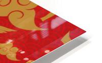 Red and Gold Clouds HD Metal print