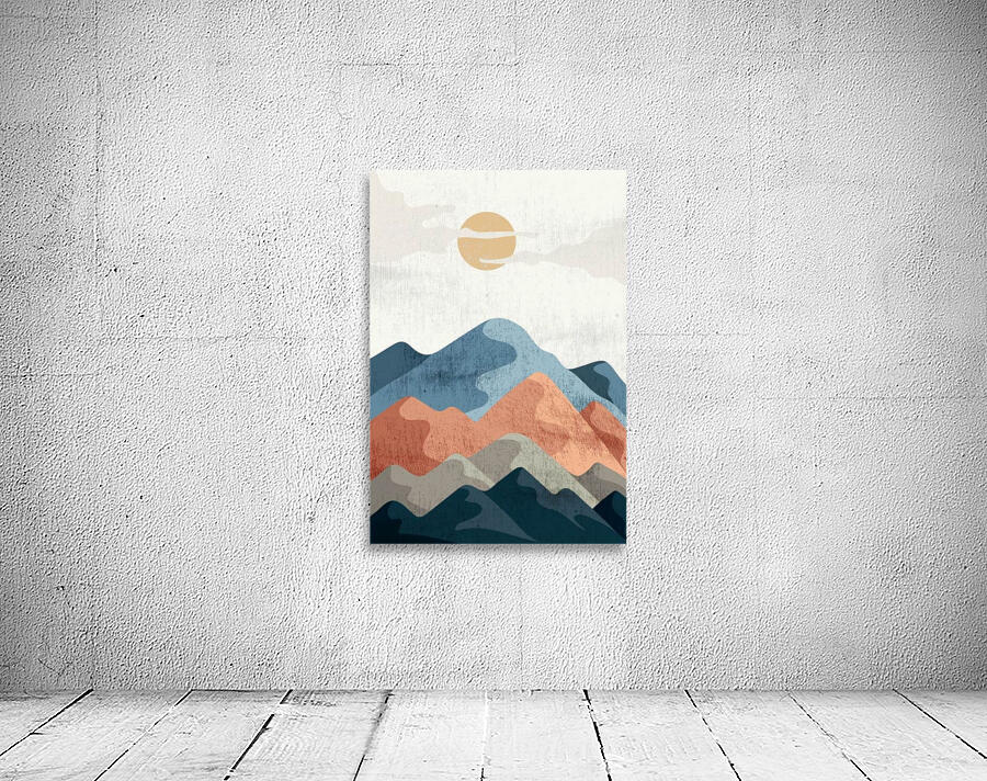 Abstract Mountain Wall Preview