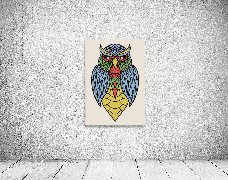 Owl Illustration Wall Preview
