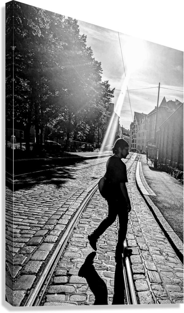 Walking on rails