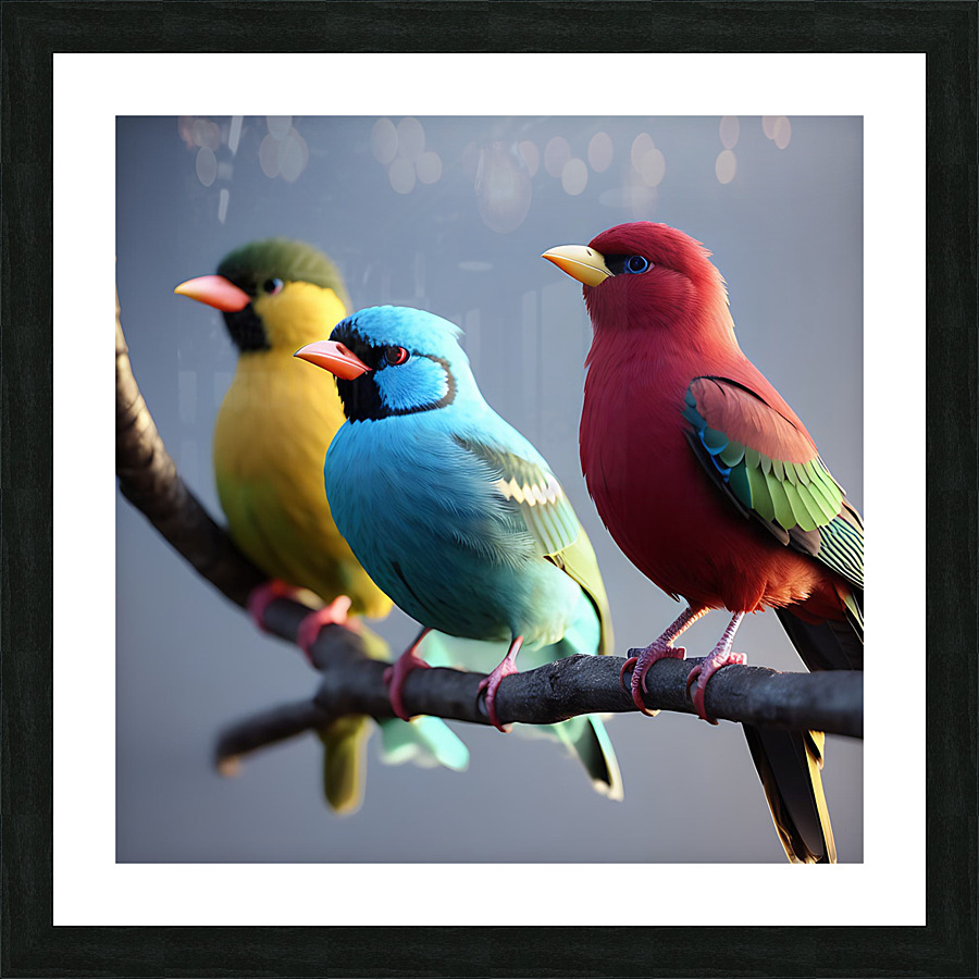 Beautiful Birds Picture Frame print