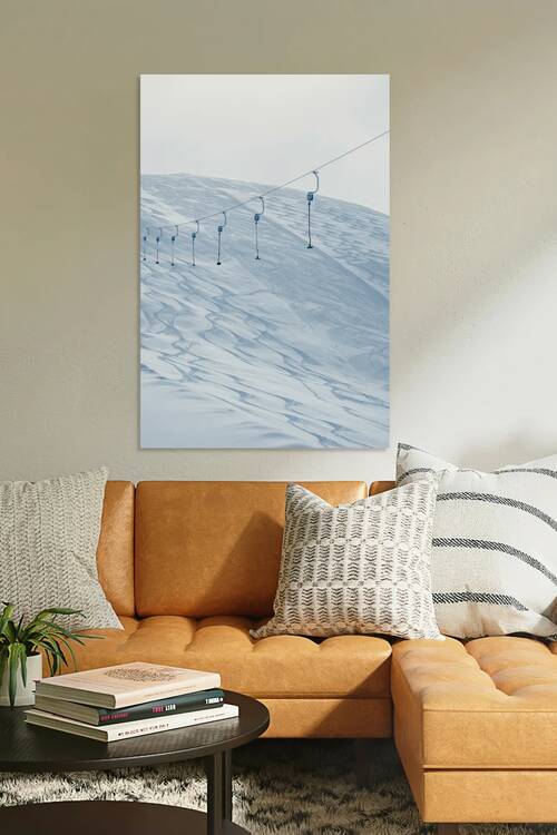Ski Lift Tracks Snowy by ALEXEROOT
