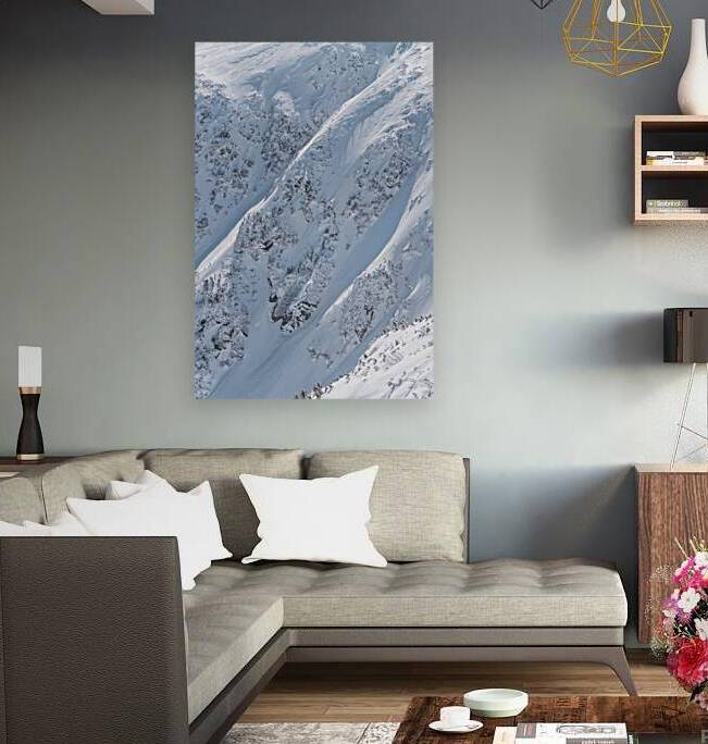 Snowy Mountain Slope Photography Vertical by ALEXEROOT