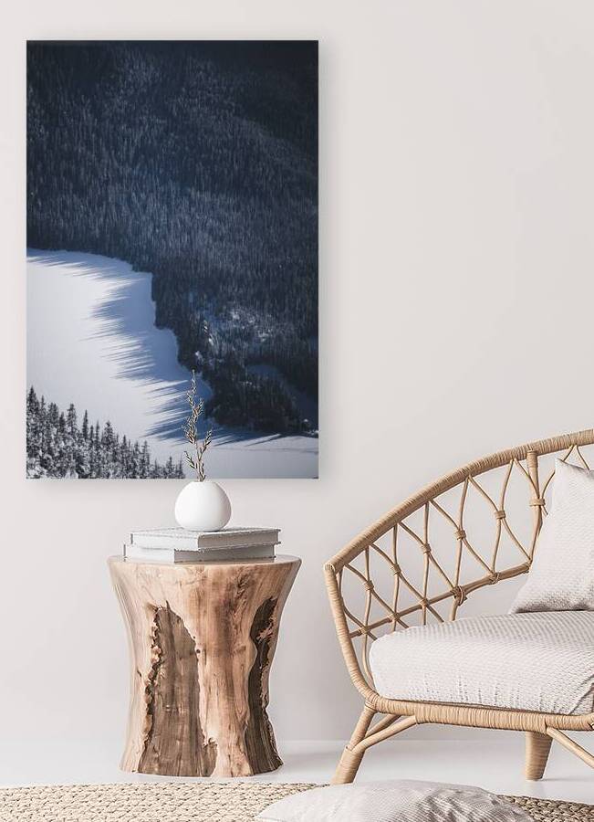 Winter Forest Lake Snow Photography by ALEXEROOT