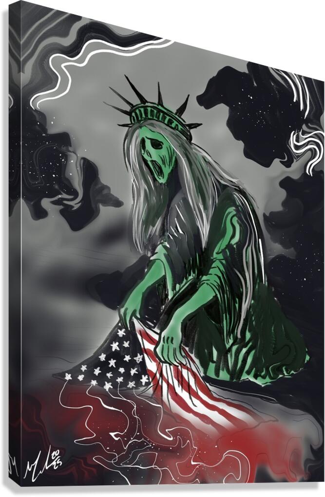Libertys Lament Canvas Print