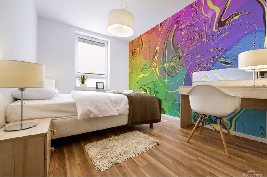 Disco Lemonade Mural print
