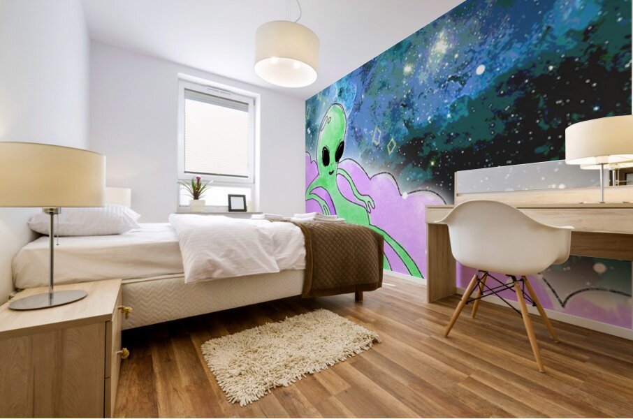 alien Mural print