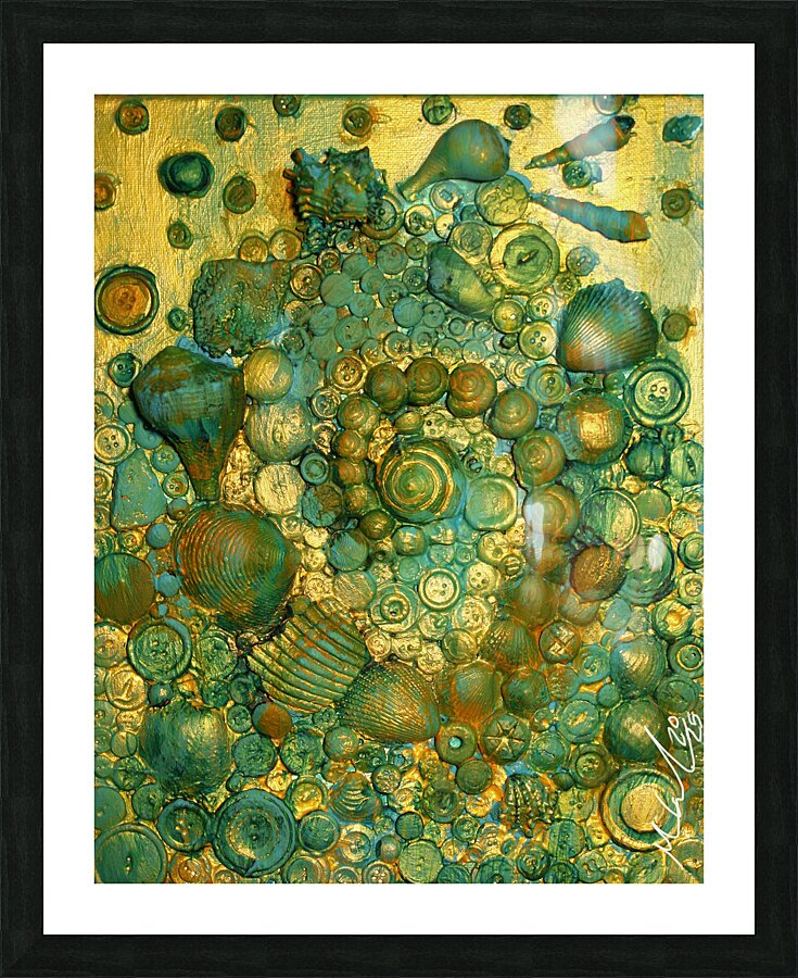 Spiral Treasure Picture Frame print