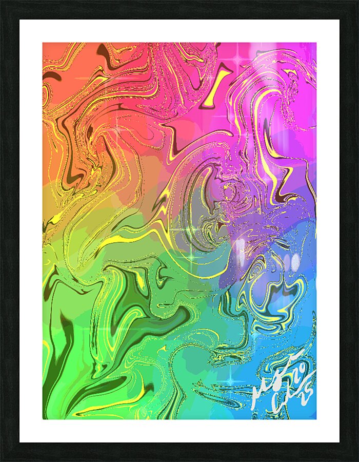 Disco Lemonade Picture Frame print
