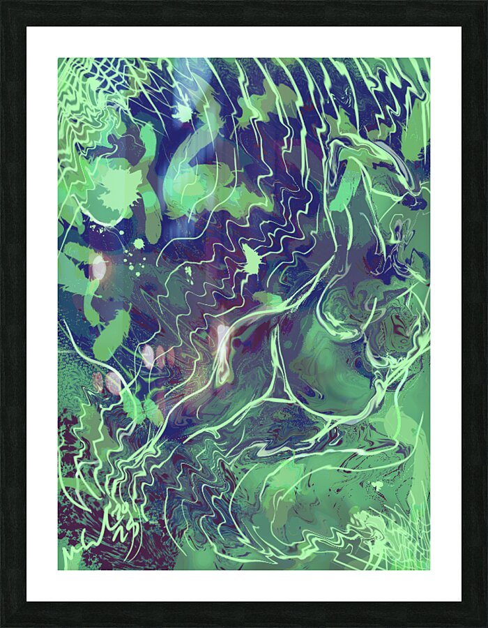 Dissolve Picture Frame print