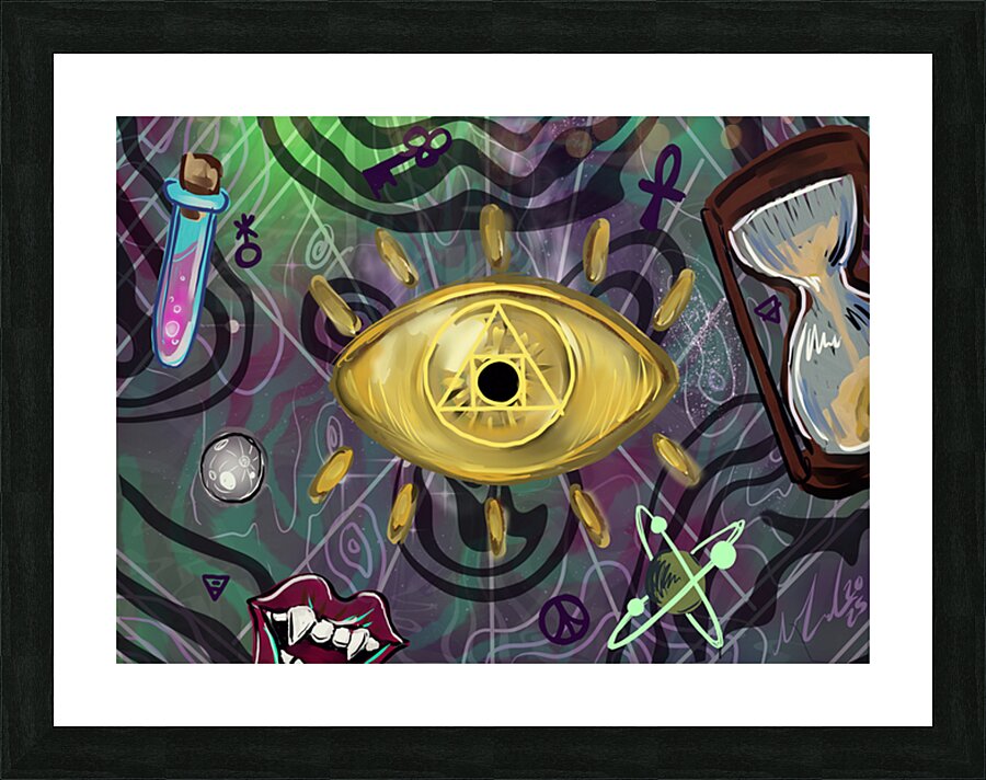 Intuitive art Picture Frame print