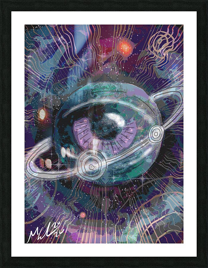 The Allseer Picture Frame print