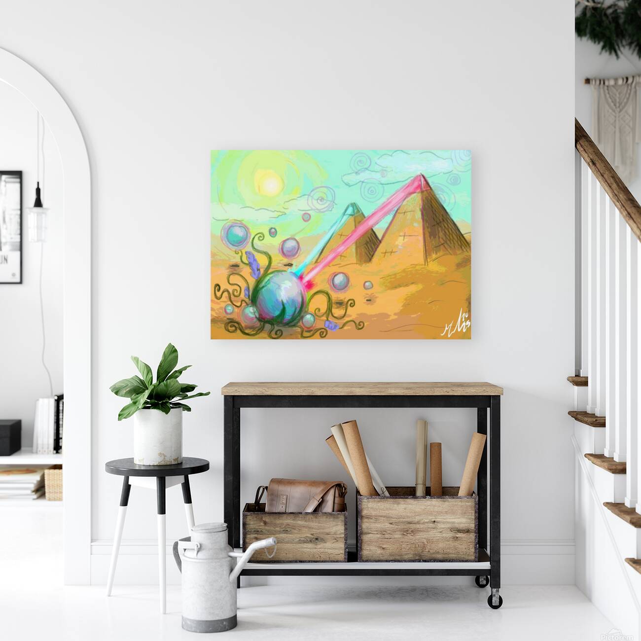 Pyramids Reproduction