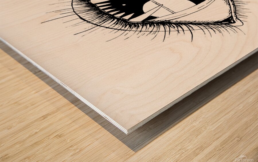 The All Seeing Eye Wood print