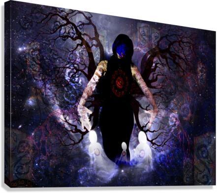 In Time Top side _  landscape  Canvas Print