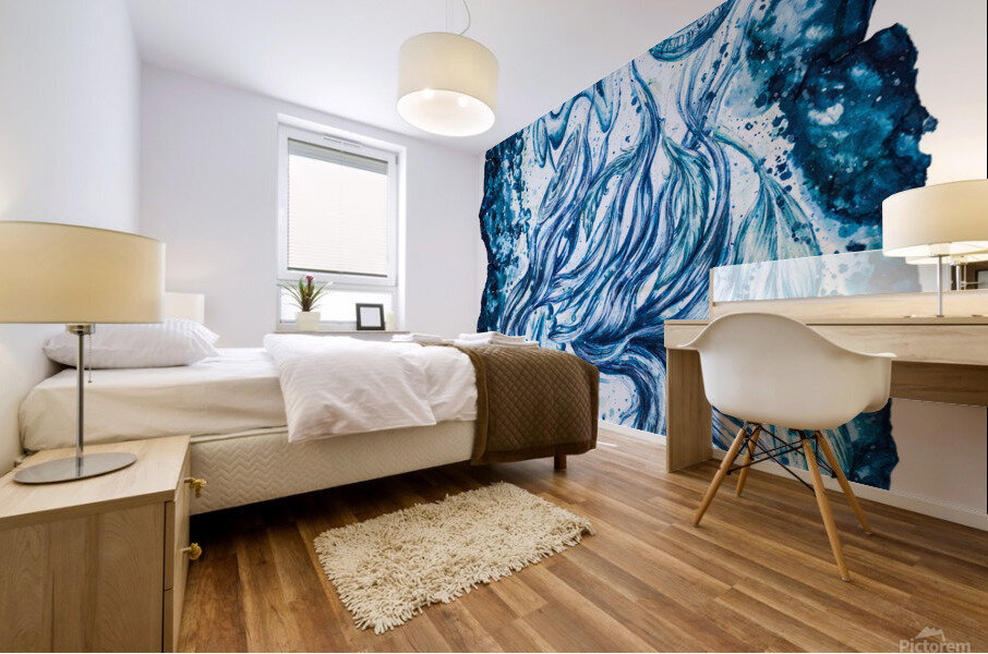 BlueWildMuse Mural print