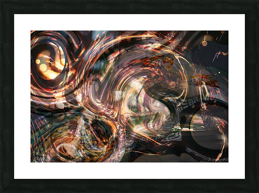 Around.h12 Picture Frame print