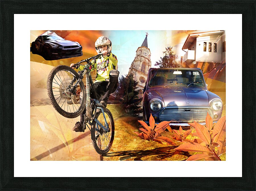 Dreams Biker2 Picture Frame print