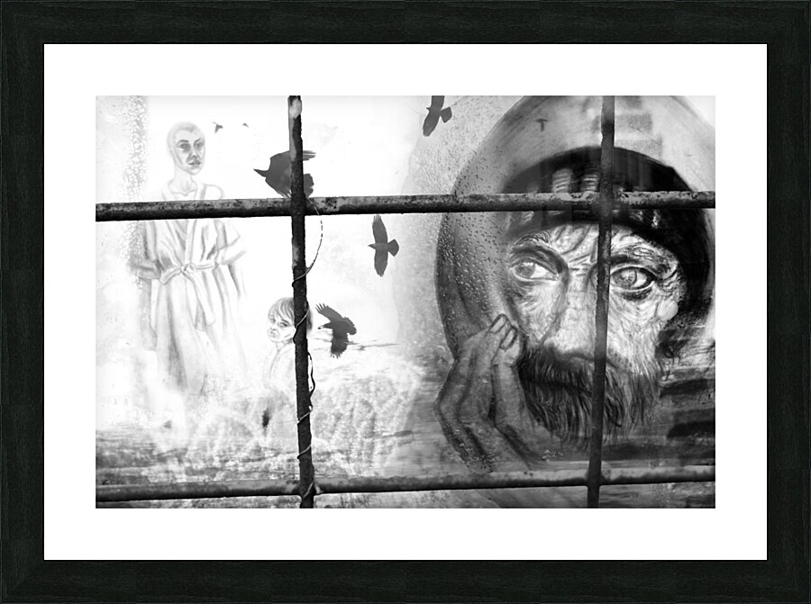 HolocaustOldMan Picture Frame print