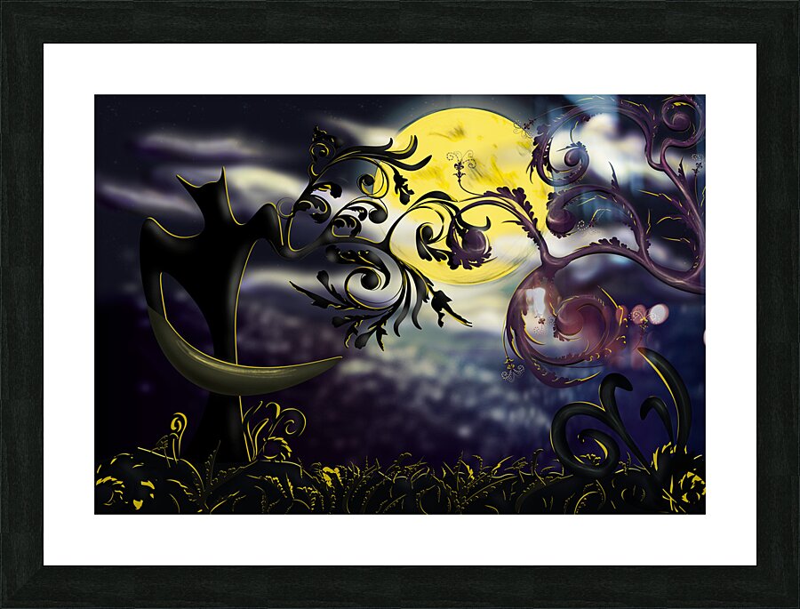 MonsterTree1 1 Picture Frame print