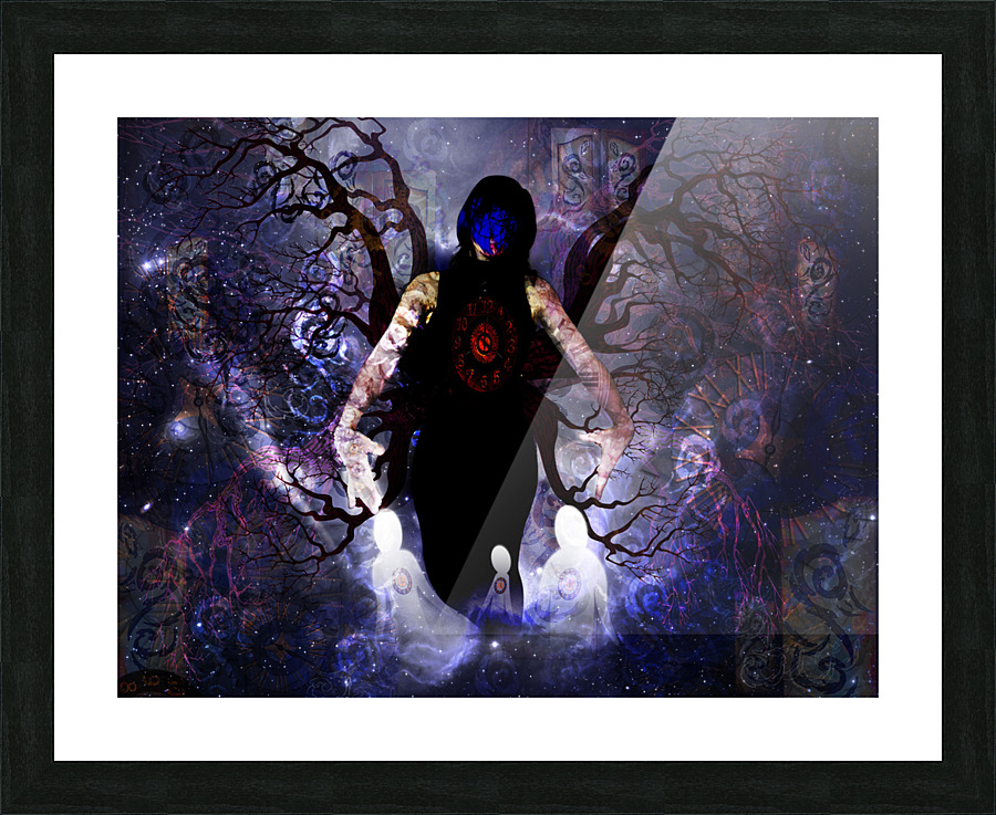 In Time Top side _  landscape  Picture Frame print