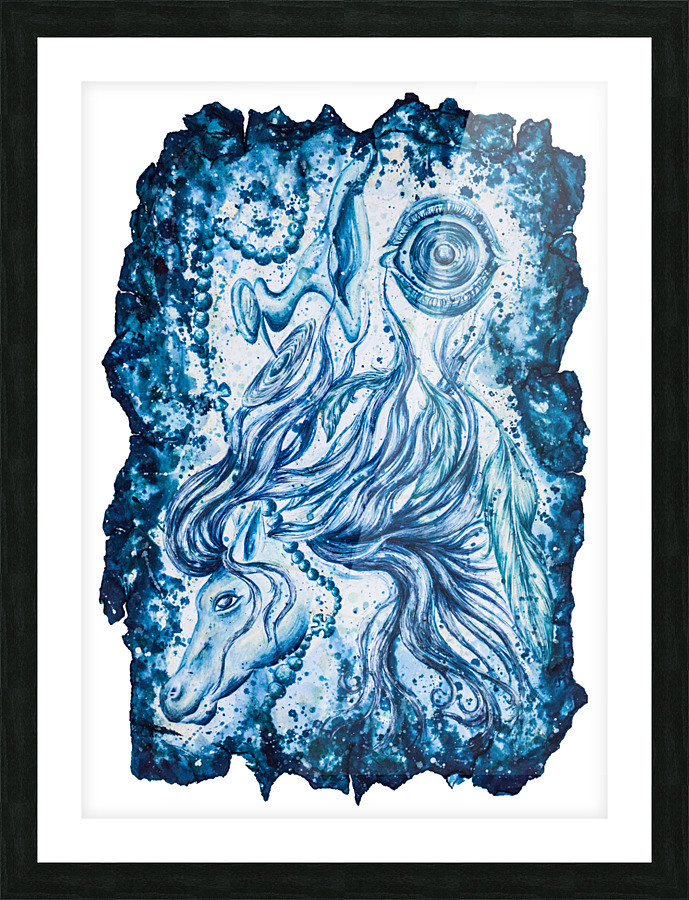 BlueWildMuse Picture Frame print