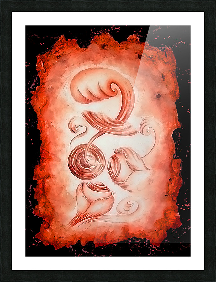 RedSeesWhatYouSaw Picture Frame print