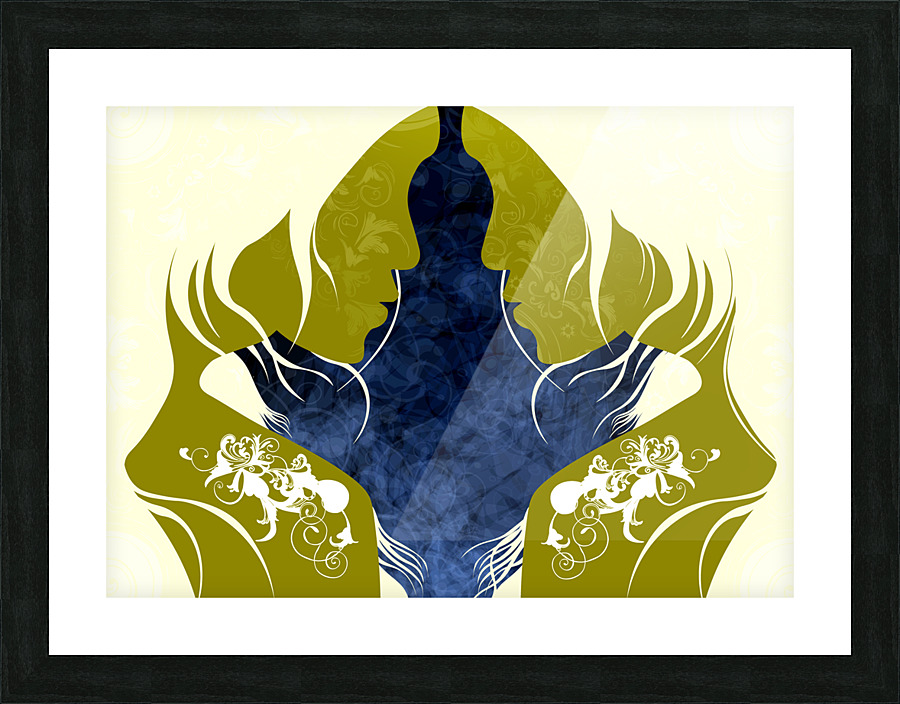 AbstractDuplicityOlva Picture Frame print