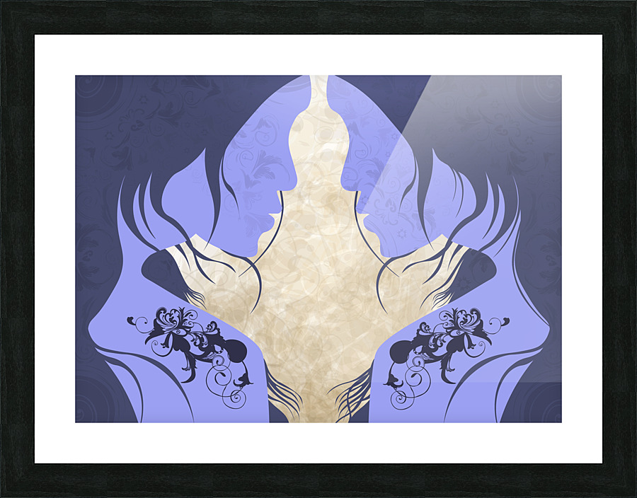 AbstractDuplicity Picture Frame print