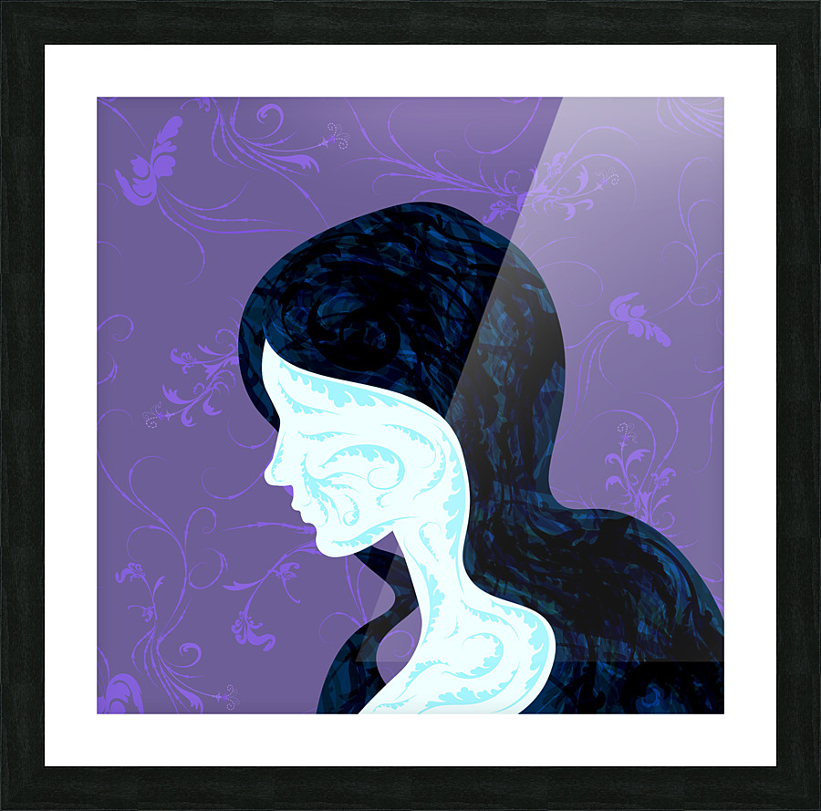 Profile2.Land DeepestBlue Picture Frame print