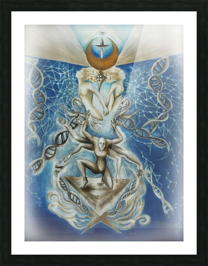 Moons.of.Amaterasu  Picture Frame print
