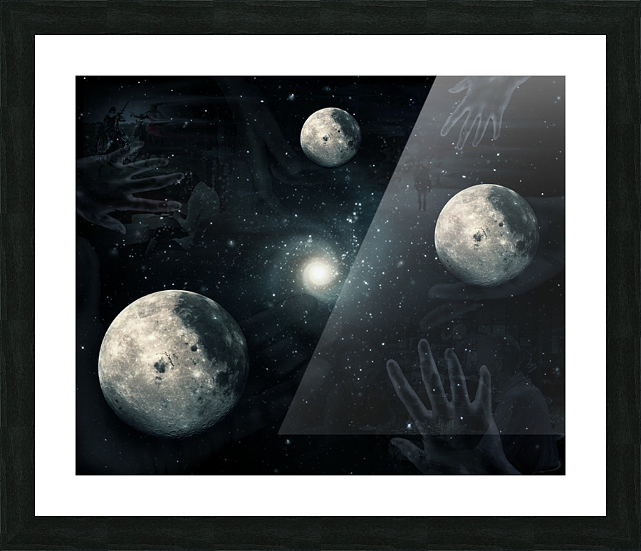 CosmicOrder onBlue 2x Picture Frame print