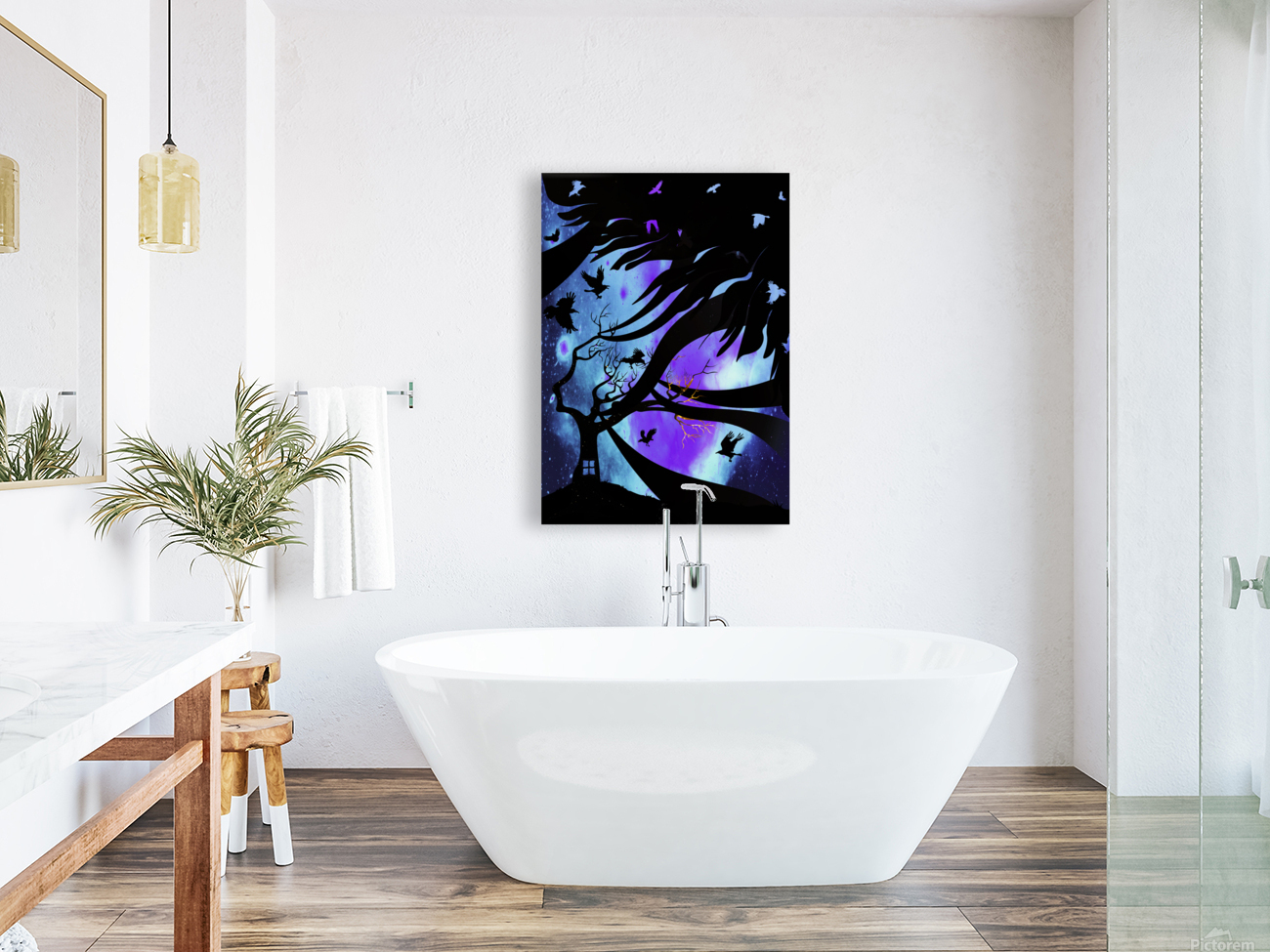 Deep Blue Purple Reproduction