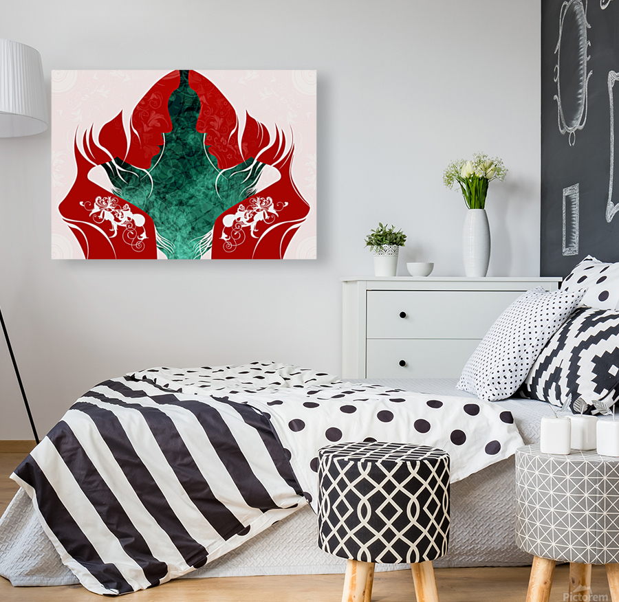 AbstractDuplicityOlvaRedTrRight Reproduction