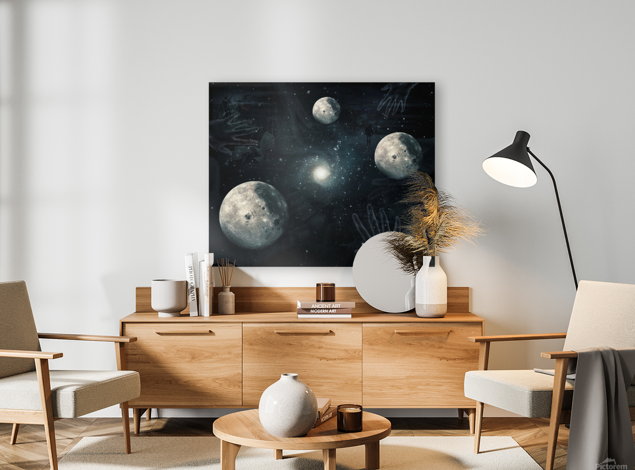 CosmicOrder onBlue 2x Reproduction